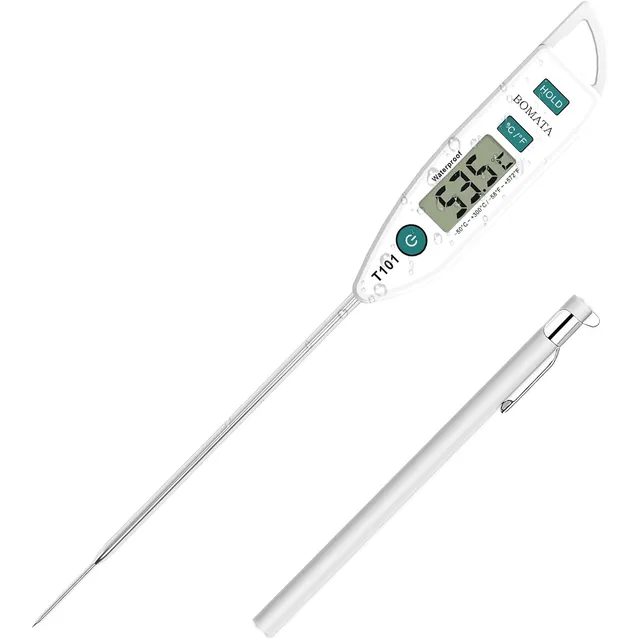 BOMATA T101 waterdichte insteekthermometer – Wit