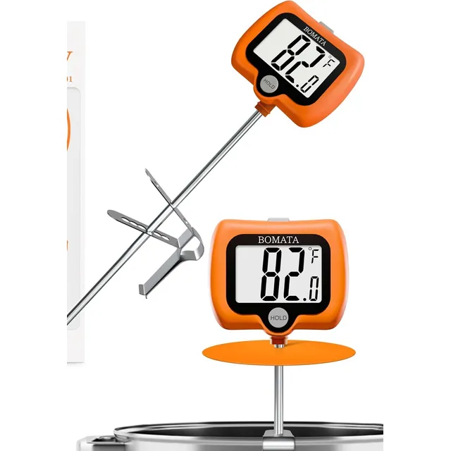 BOMATA TL501 Candy Thermometer with Pot Clip – Orange