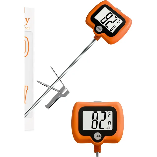 BOMATA TL501 Candy Thermometer with Pot Clip – Orange
