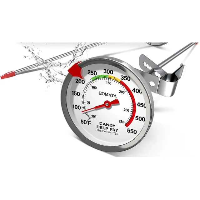 BOMATA Dial Candy & Deep-Fry Thermometer, 2-Pack – 2-pack, silver
